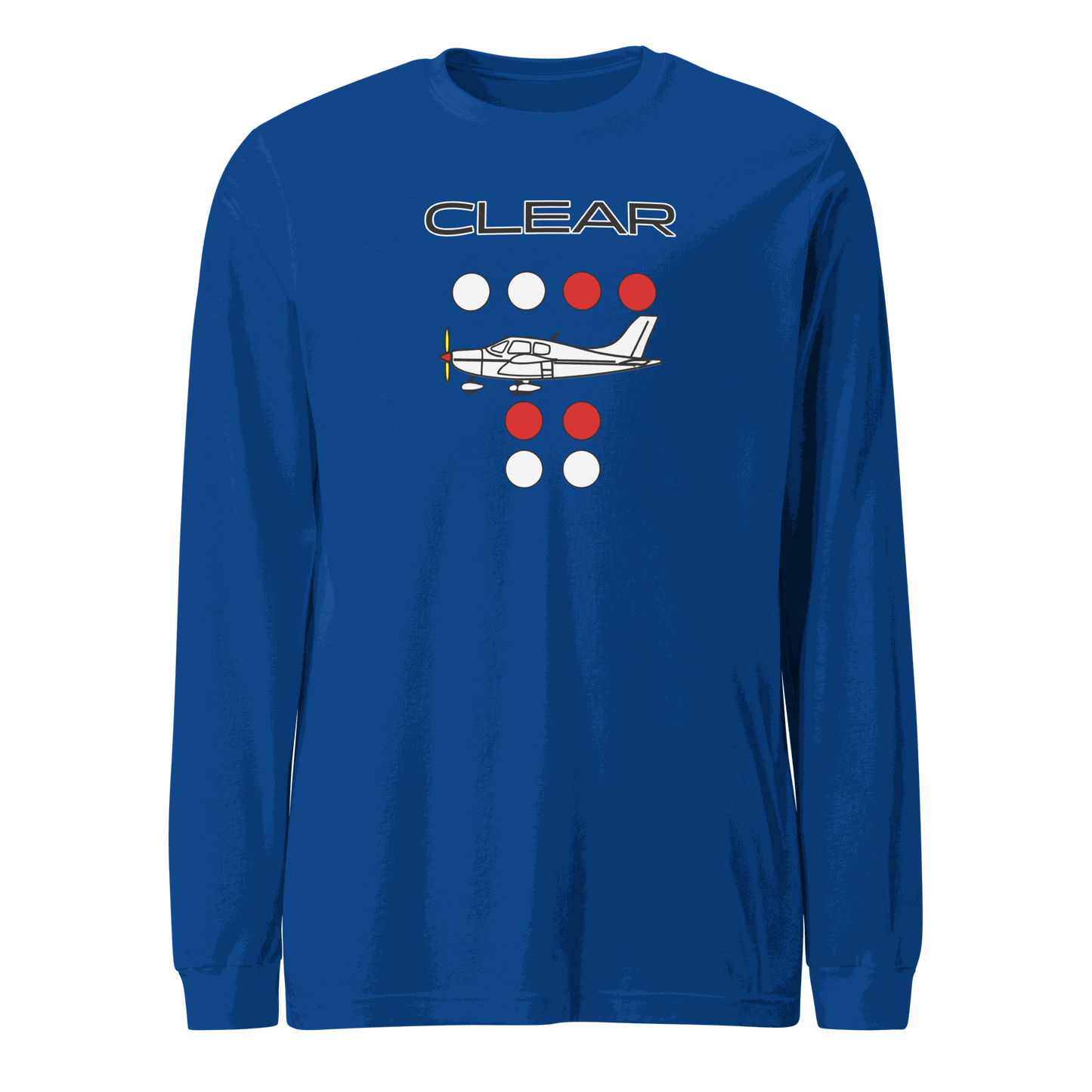 Clear to land propeller Unisex Long Sleeve Tee