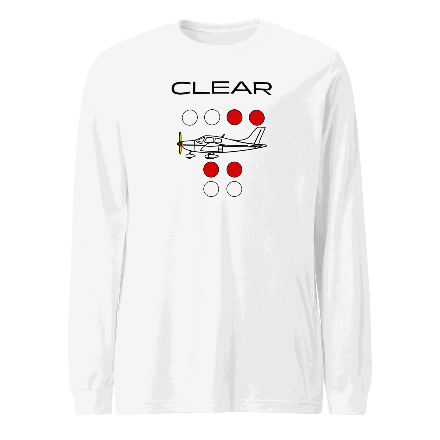 Clear to land propeller Unisex Long Sleeve Tee