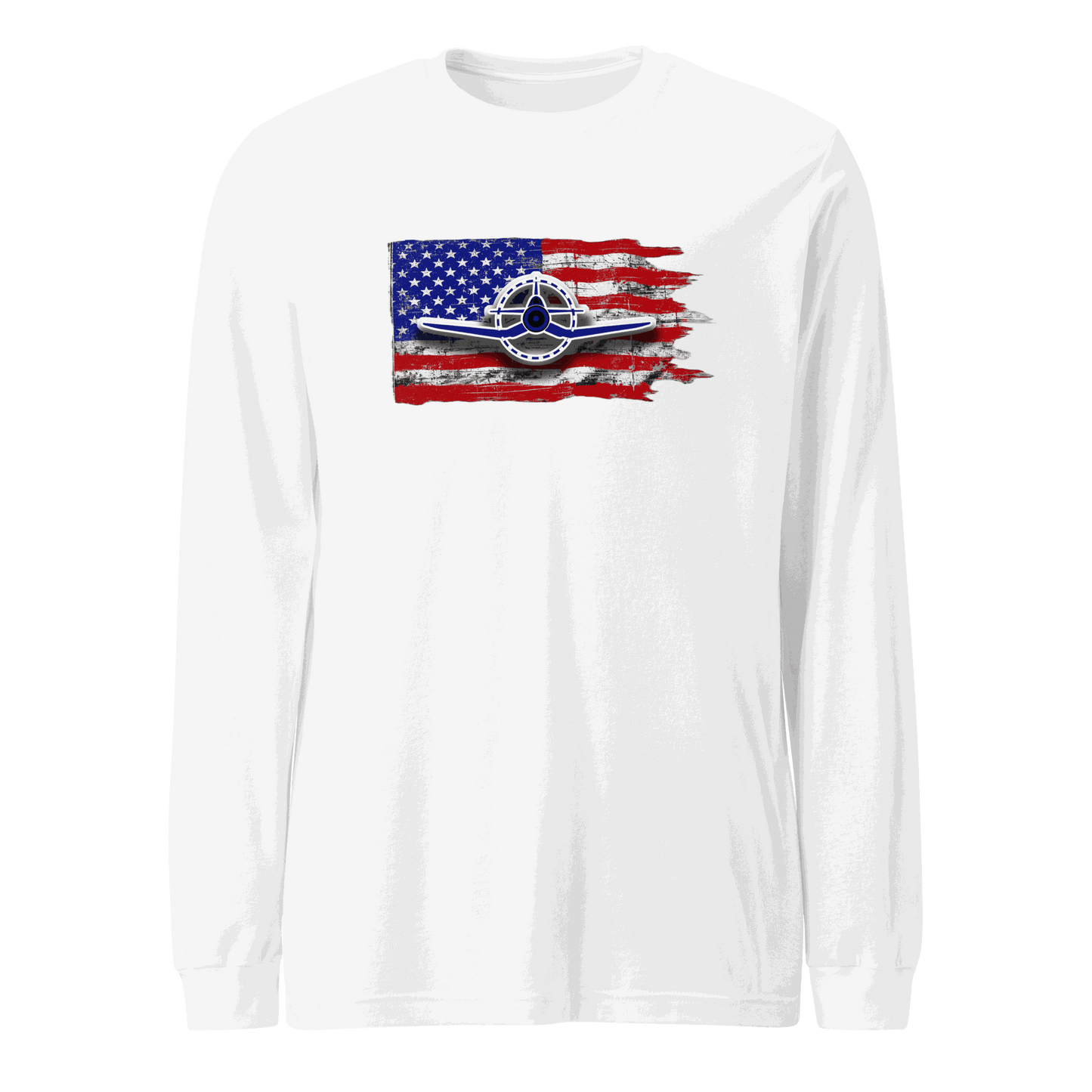 Airplane Tee F4U Unisex Long Sleeve Tee