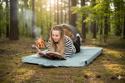 Home Bed Comfort with the Matrix Air-Cell Memory Foam Camping Mattress