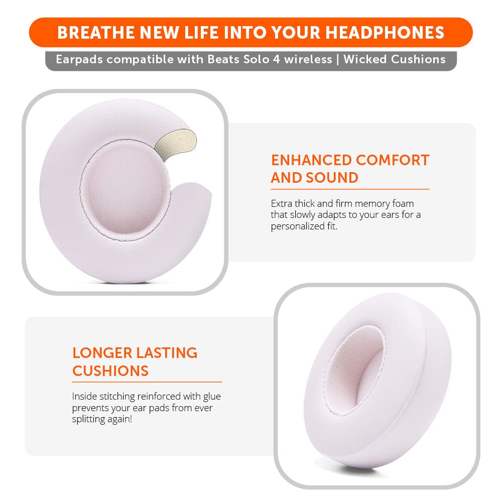 Upgraded Beats Solo 4 Earpads - WC PadZ Solo 4