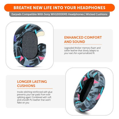 Upgraded Sony XM5 Replacement Ear Pads