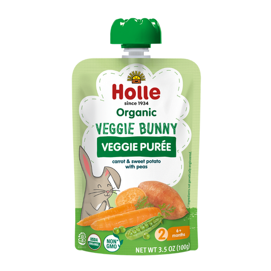 Holle Organic Veggie Bunny - Veggie Purée Pouches