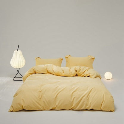Velvære Luxe Solid Color Cotton Bedding Set (10 Colors)