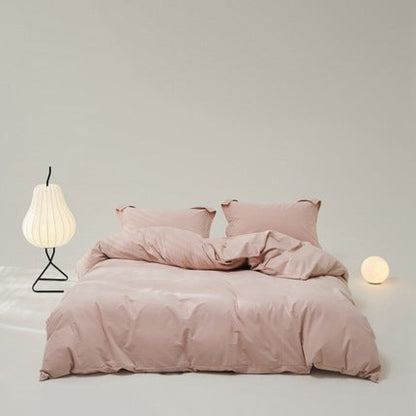 Velvære Luxe Solid Color Cotton Bedding Set (10 Colors)