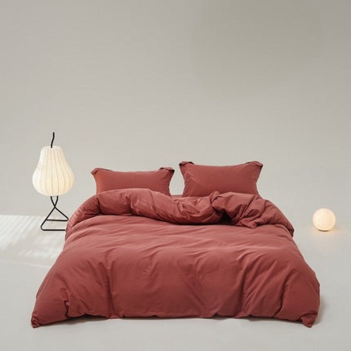 Velvære Luxe Solid Color Cotton Bedding Set / Teal