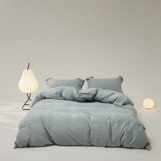 Velvære Luxe Solid Color Cotton Bedding Set / Teal