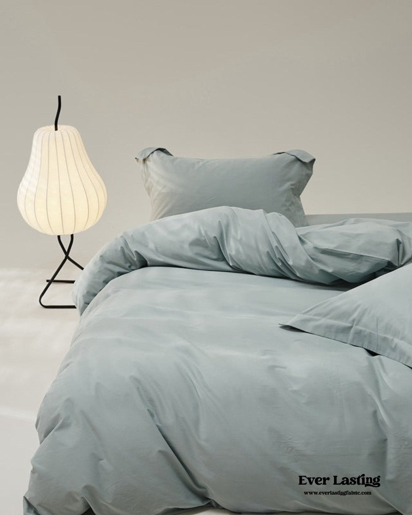 Velvære Luxe Solid Color Cotton Bedding Set / White