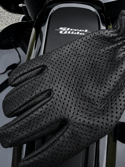 Ventilated Touchscreen Deerskin Gloves