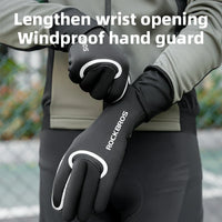Winter Riding Gloves Water Repellent Full-Palm Silicone