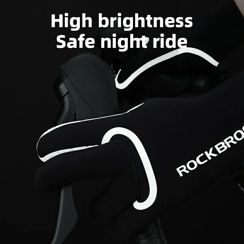 Winter Riding Gloves Water Repellent Full-Palm Silicone