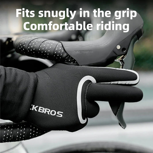 Winter Riding Gloves Water Repellent Full-Palm Silicone