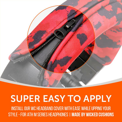 WC BandZ V2 Protective Headband Cover For ATH M Series Headphones