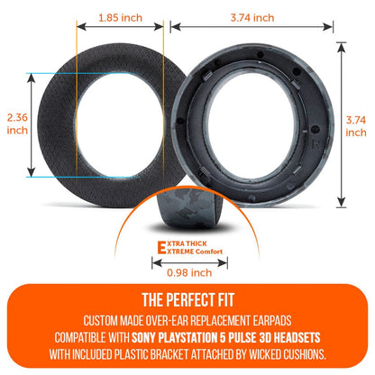 WC FreeZe Pulse 3D - Cooling Gel Earpads For PS5 Pulse 3D Headset