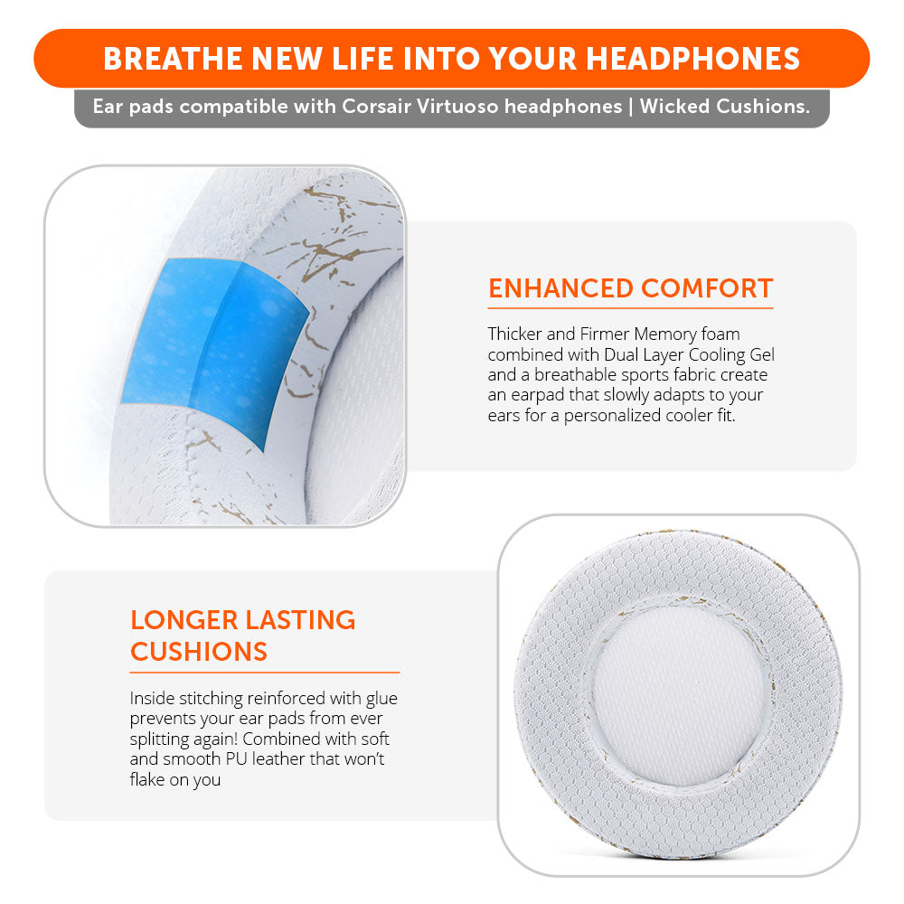 Corsair Virtuoso Earpads - WC FreeZe Cooling Gel