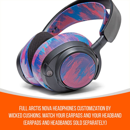 WC Side Speaker Plates for Arctis Nova Headsets - Arctis Nova Booster Pack by Wicked Cushions