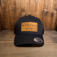 WORSHIP HIM Trucker Hat – Christian Hat