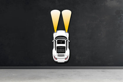 PCAR Headlights White