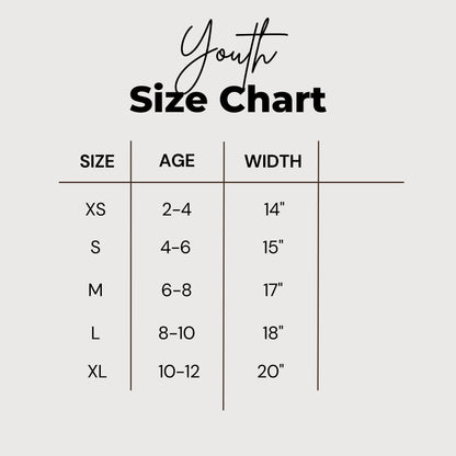YOUTH USA Bubble Coquette Comfort Colors Tee *9 Colors (S-3X)