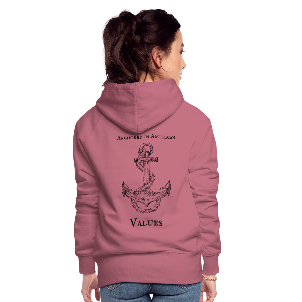 LifeLine - Anchored in American Values | Women's Hoodie | Casual Fit