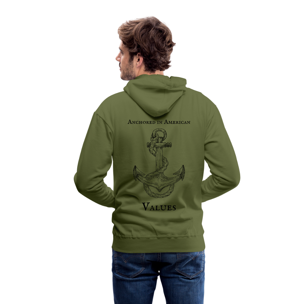 LifeLine - Anchored in American Values | Men's Hoodie | Casual Fit