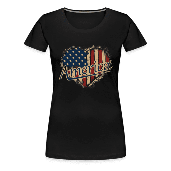 Love America - Born Patriotic | Women's T-Shirt | Casual Fit