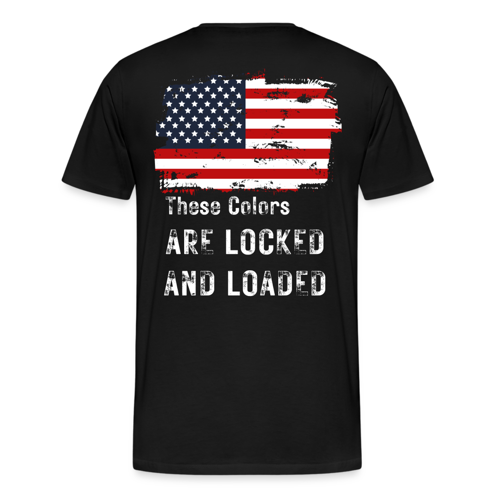 Locked and Loaded - Born Patriotic | Men's T-Shirt | Casual Fit