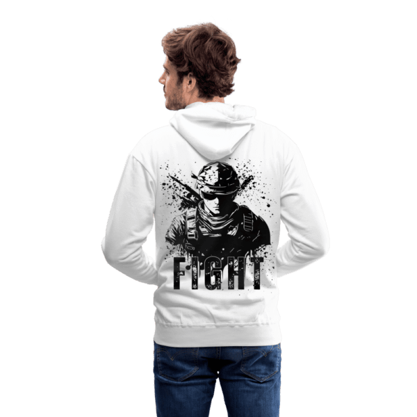 Fight - Born Patriotic | Men's Hoodie | Casual Fit - Image 4