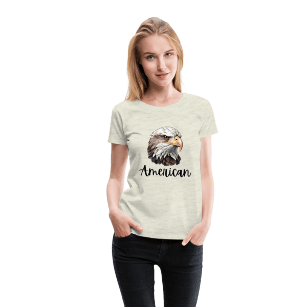 American - Born Patriotic | Women’s Premium T-Shirt | Casual Fit - Image 3