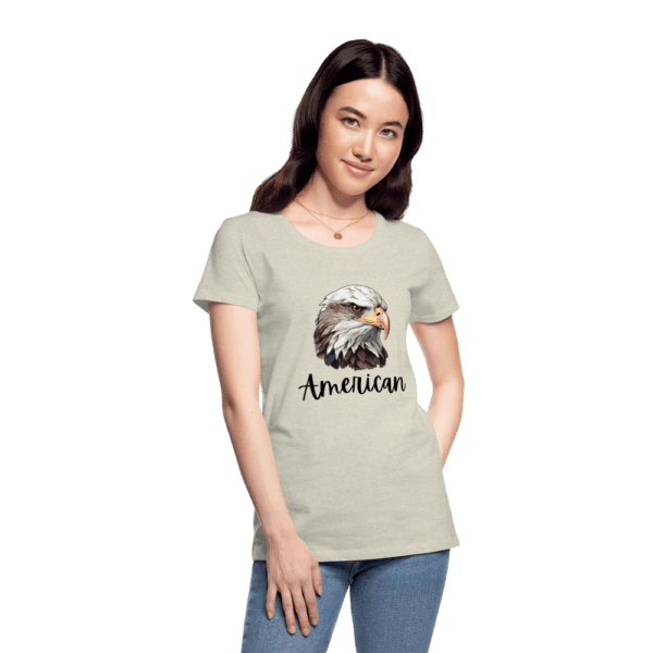 American - Born Patriotic | Women’s Premium T-Shirt | Casual Fit - Image 4
