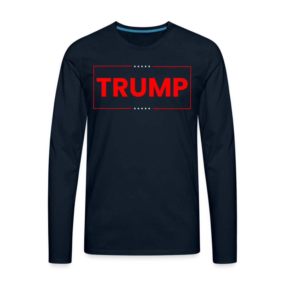 TRUMP - Born Patriotic | Men's Premium Long Sleeve T-Shirt