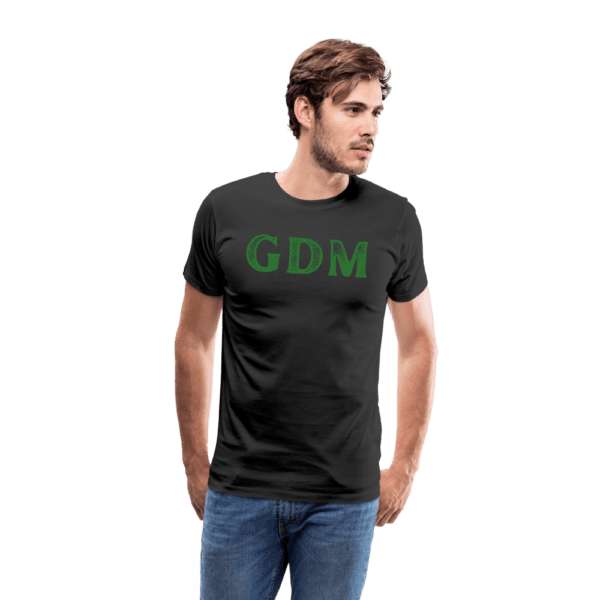 GDM Text Logo - Green Dragon | Men's Premium T-Shirt | Casual Fit - Image 3