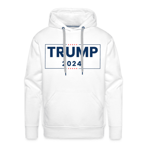 TRUMP 2024 - Born Patriotic | Men’s Casual Fit Premium Hoodie