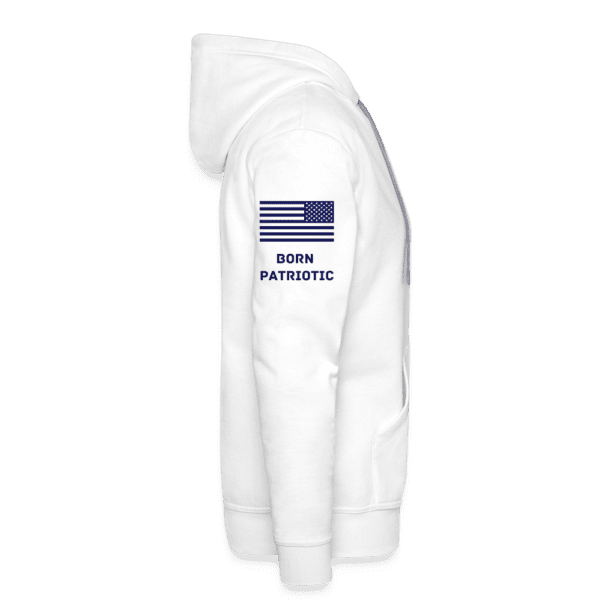 TRUMP 2024 - Born Patriotic | Men’s Casual Fit Premium Hoodie - Image 2