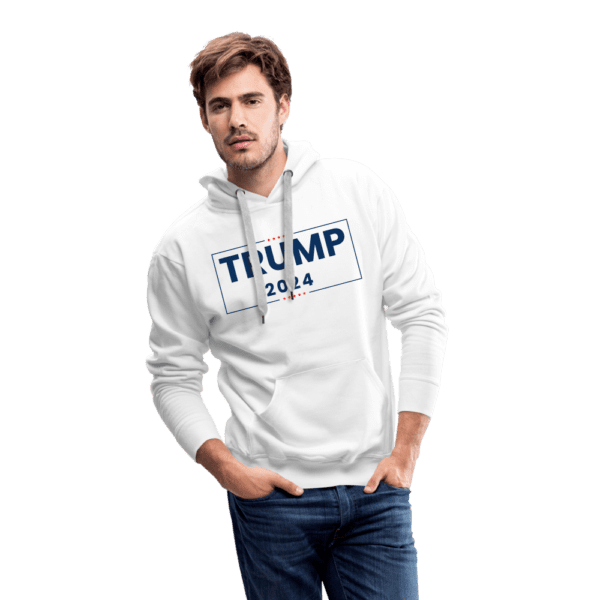 TRUMP 2024 - Born Patriotic | Men’s Casual Fit Premium Hoodie - Image 3
