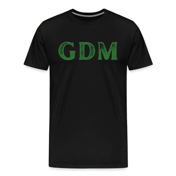 GDM Text Logo - Green Dragon | Men's Premium T-Shirt | Casual Fit