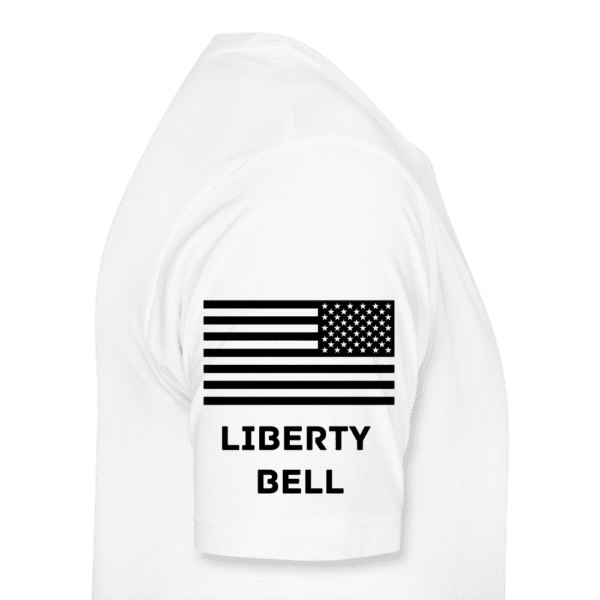 Bitcoin Black Logo - Liberty Bell | Men's Premium T-Shirt - Image 2