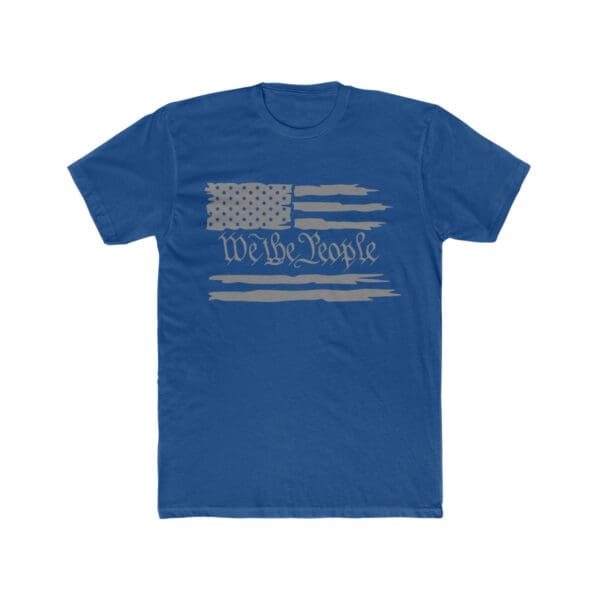 We The People | Born Patriotic | Men's Athletic Fit T-Shirt - Image 7