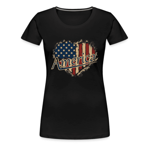 Love America - Born Patriotic | Women's T-Shirt | Casual Fit