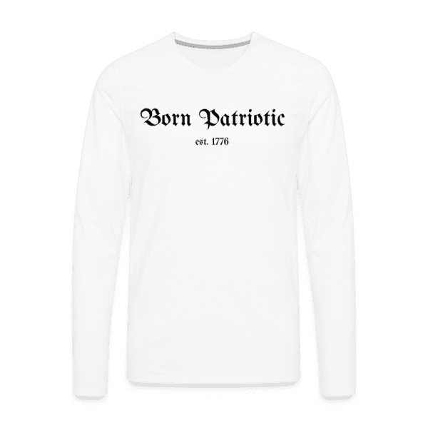 Fight - Born Patriotic | Men's Long-Sleeve | Casual Fit - Image 2