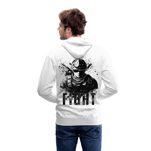 Fight - Born Patriotic | Men's Hoodie | Casual Fit - Image 4