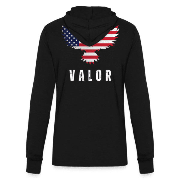 Valor - Born Patriotic | Men's Long-Sleeve w/Hoodie | Casual Fit