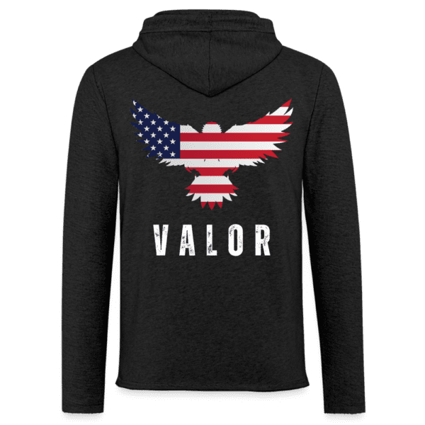 Valor- Born Patriotic | Women's Lightweight Terry Hoodie | Casual Fit