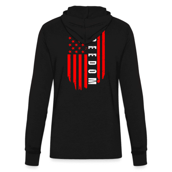 Freedom - Born Patriotic | Men's Long Sleeve Hoodie Shirt | Casual Fit