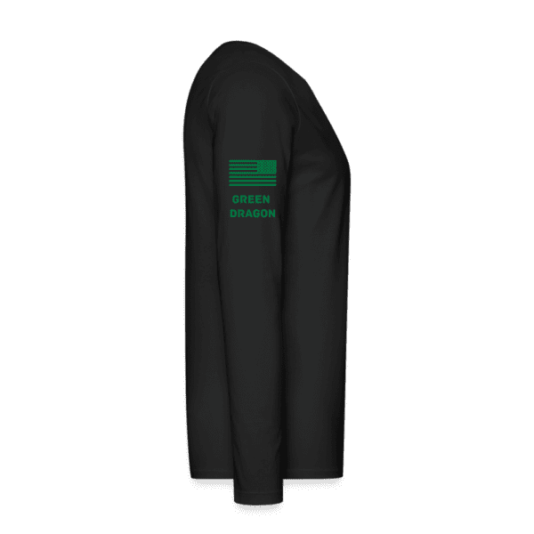 GDM Simple Text Logo | Men's Premium Long Sleeve T-Shirt | Casual Fit - Image 3