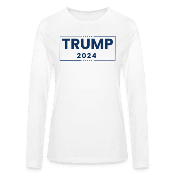 TRUMP 2024 - Born Patriotic | Women's Long Sleeve T-Shirt
