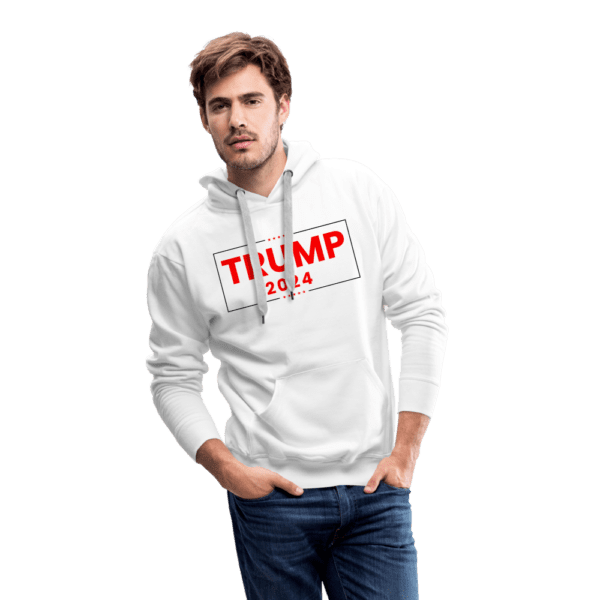 TRUMP 2024 - Born Patriotic | Men’s Premium Hoodie - Image 4