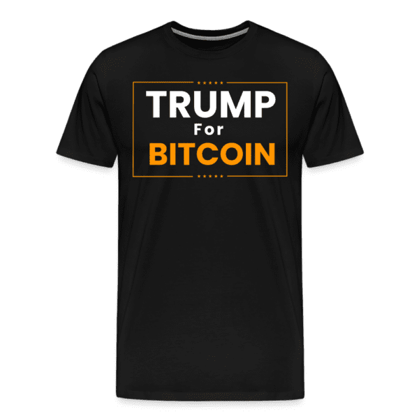 Trump for Bitcoin - Liberty Bell | Men's Premium T-Shirt