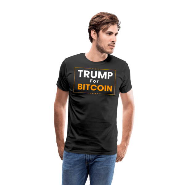 Trump for Bitcoin - Liberty Bell | Men's Premium T-Shirt - Image 2