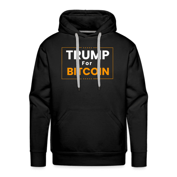 Trump for Bitcoin - Liberty Bell | Men’s Premium Hoodie